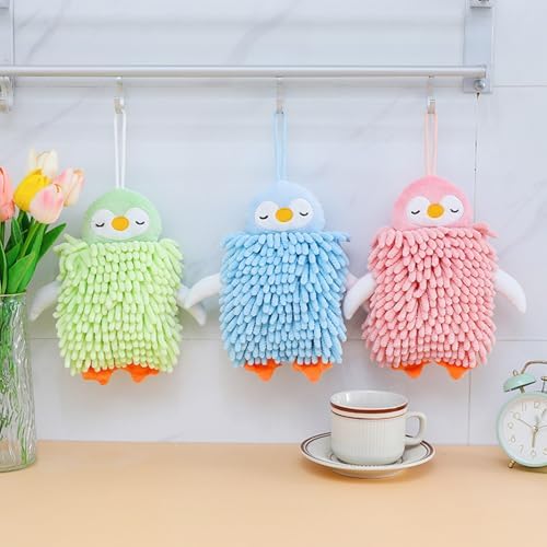 Soft Microfiber Cartoon Hand Towel for Kids and Adults