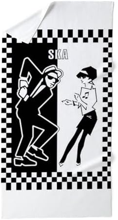 CafePress Ska Rude Boy and Rude Girl 30x60 Beach Towel 1