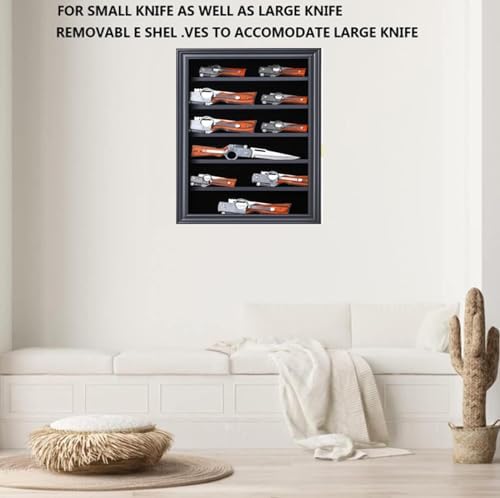 JIANGPAI Military Knife Shadow Box with UV Protection 1