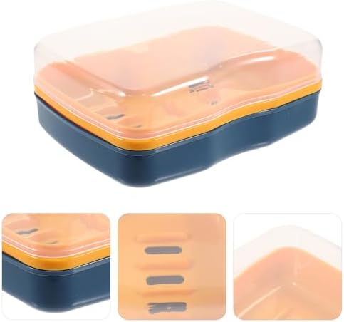 CANIGHT Large Capacity Soap Holder with Lid