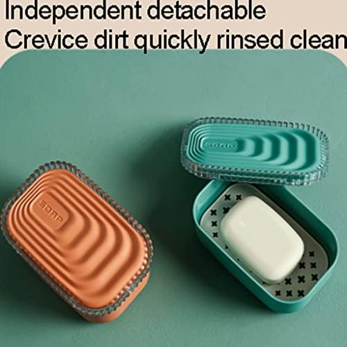 Surek Simple Lid Soap Dish with Water Tray