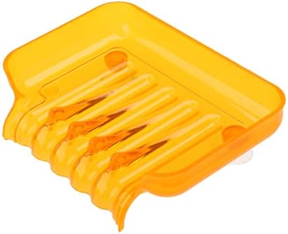 LIFKICH Bathroom Waterfall Soap Dish with Suction and Drainage