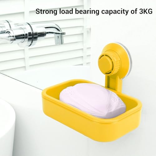 Luqeeg 3KG Load Capacity Suction Soap Holder for Bathroom and Kitchen