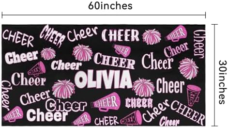 Custom Girls Bath Towel with Name - 30x60 Inch