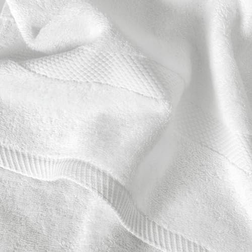 Luxurious Sunset White Bath Towel Set - 30x58