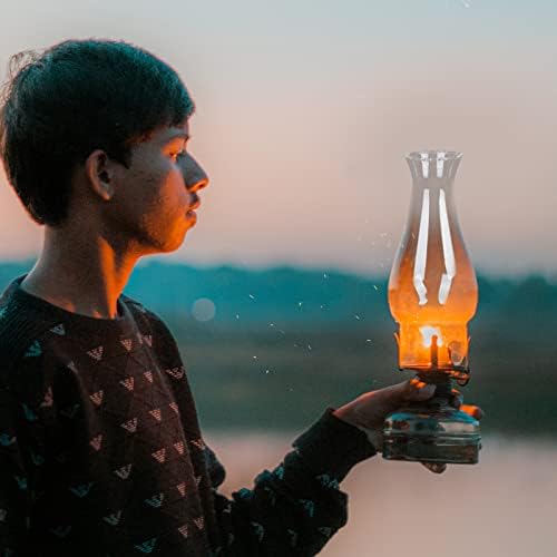 DECHOUS Oil Lamp Glass Shade Cover