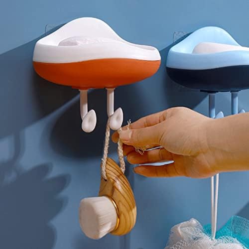 SUREK Simple with Hook Soap Dish with Drainage Wall Mount Holder