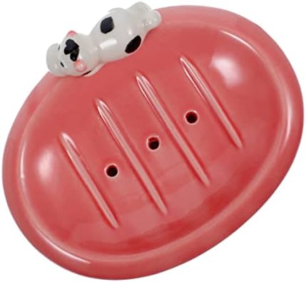 Mobestech Adorable Cartoon Soap Holder Drainage Dish