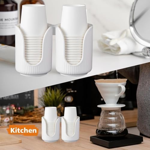 Niaviben Plastic Cup Holder with Vertical Stripes
