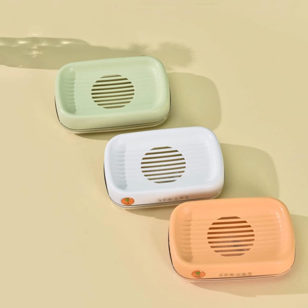 Surek Double Layer Soap Case with Water Tray for Bathroom Sink