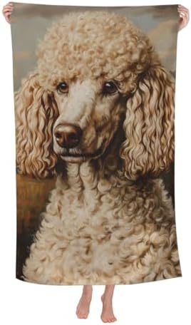 VANZEV Poodle Beach Towel 31x51in Microfiber