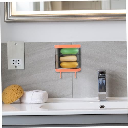COOLHIYA Multi-Layered Rotatable Soap Holder