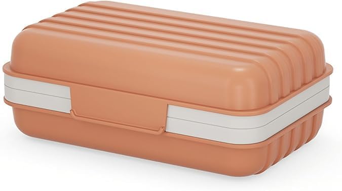 Leakproof Travel Soap Dish with Lid - Portable for Gym Camping Travel