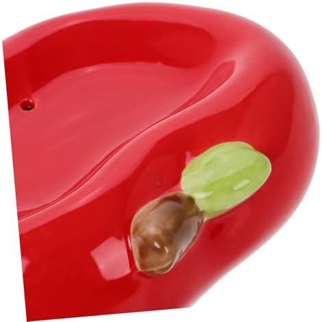 Cabilock Ceramic Apple Soap Holder with Drainage 1