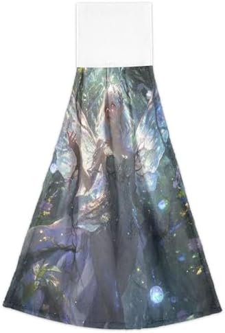 KLL Fairy Game Anime Girl Bath Towel 2 Pack with Hanging Loop