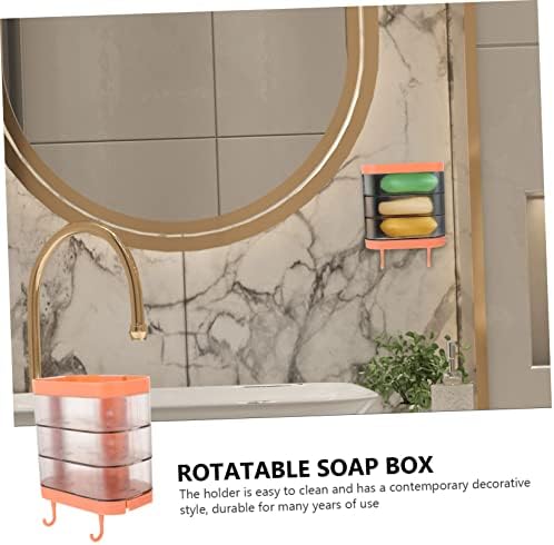 COOLHIYA Multi-Layered Rotatable Soap Holder