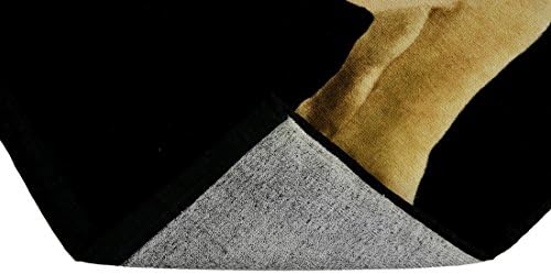 Zeckos 2 French Bulldogs Black Beach Towel 30 X 60 Inch 1