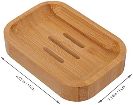 Holibanna Natural Soap Dish with Draining Design