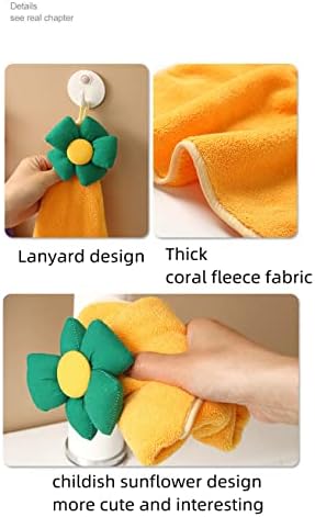 4 Pack Square Flowers Kids Corral Fleece Towels
