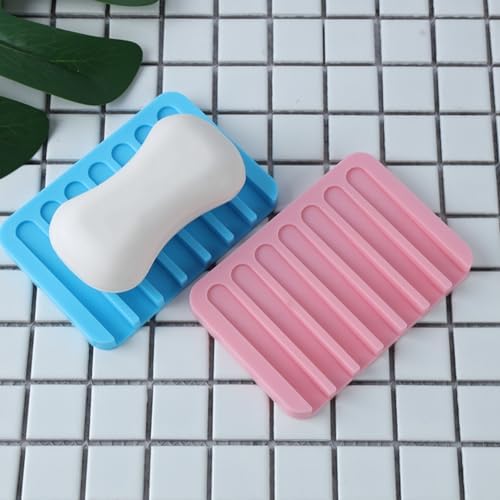 Self-Draining Soap Holder for Home Hotel Bathroom Kitchen