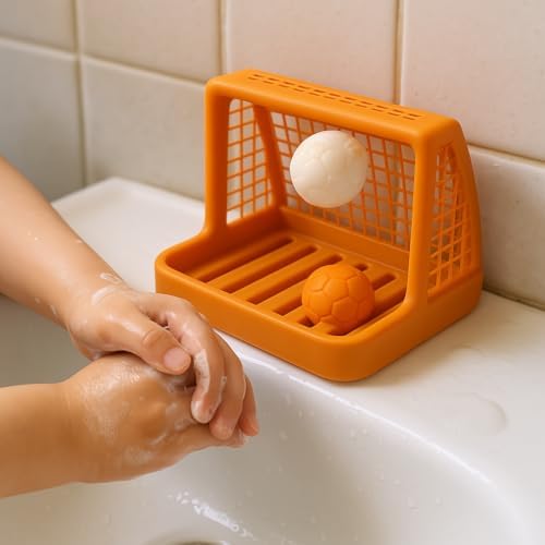 Goal Getter Soap Dish with Soccer Ball Design