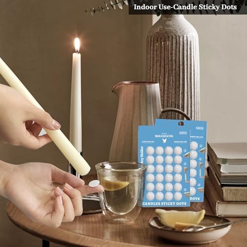 Candle Sticky Dots - 4 Pack 96 Dots for Secure Hold