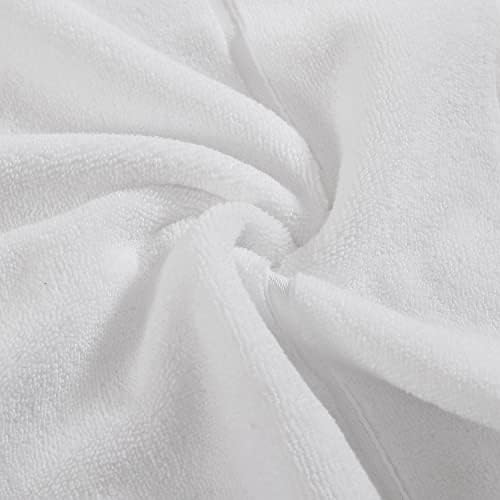 Vera Wang Bath Towel Set - 6 Piece Modern Lux White