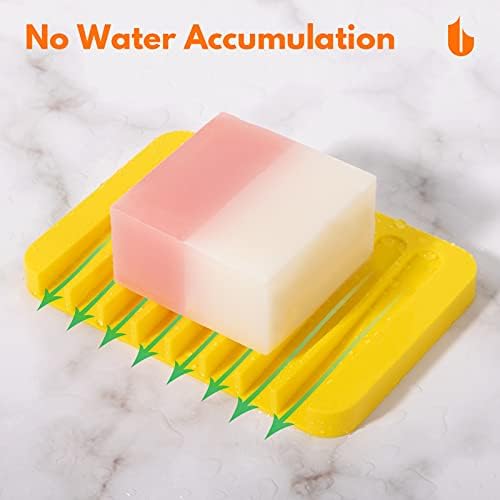 Urbanstrive Flexible Silicone Soap Dish for Bathroom Kitchen