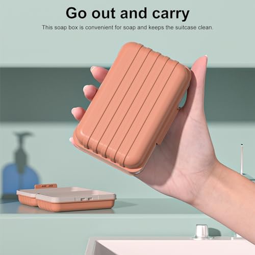 YOXIER Travel Soap Container with Leakproof Lid