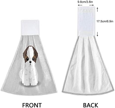 Aslsiy Shih Tzu Hanging Towel Set of 2