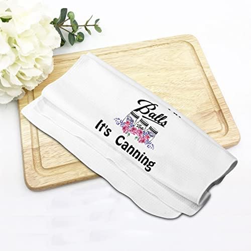PXTIDY Funny Canning Season Kitchen Towel