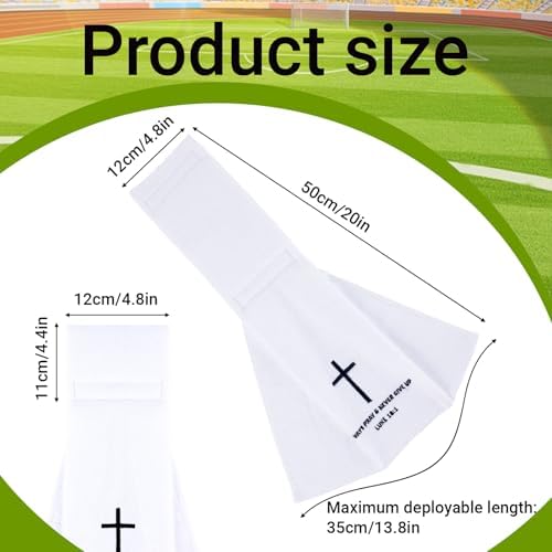 EYNDYN 6 Pcs Football Towel Set with Cross Design