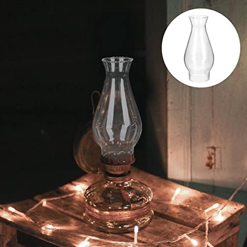 DECHOUS Oil Lamp Glass Shade Cover