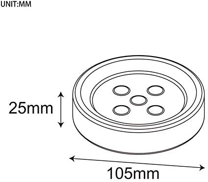 Ibergrif M33002R-JUNIOR Red Plastic Shower Soap Dish