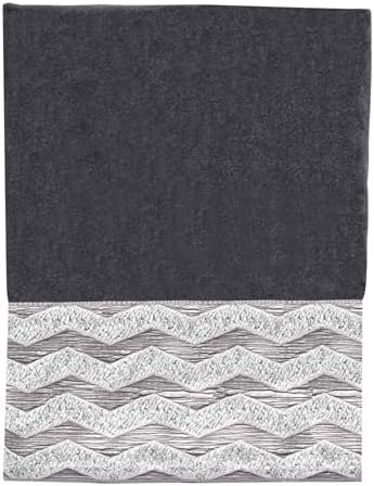 Avanti Linens Bath Towel - Soft Absorbent Cotton Chevron Galaxy Collection Granite