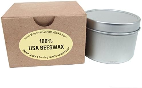 Beeswax Candle Works 4-Ounce Emergency Travel Tin Candle 1