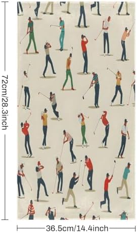 Tablerazzi Golf Ball Hand Towels Set of 2 for Bathroom