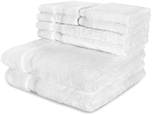 Cozy Homery Egyptian Cotton Bath Towels 8 Piece Set