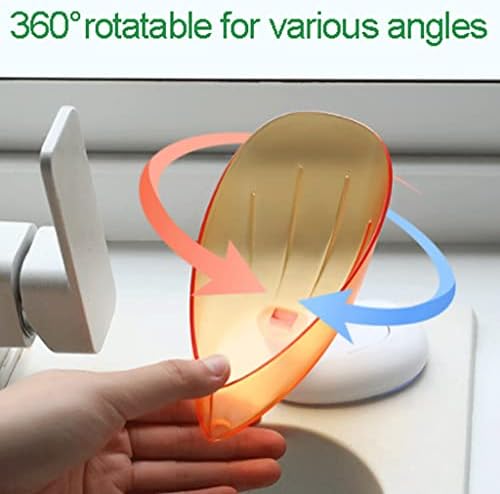 Surek Simple Countertop Soap Dish with Suction Cup