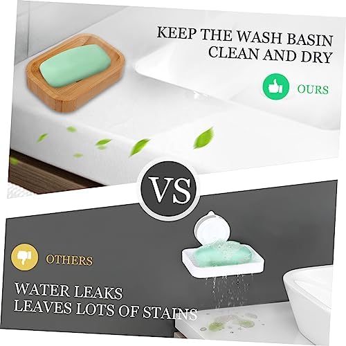 FOYTOKI 1Pc Soap Holder Tray Draining Dish for Bathroom