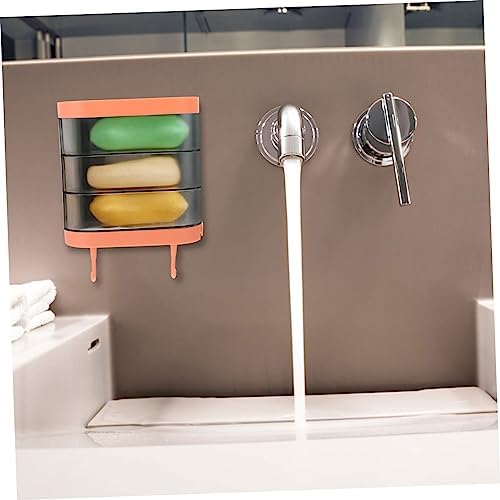 COOLHIYA Multi-Layered Rotatable Soap Holder