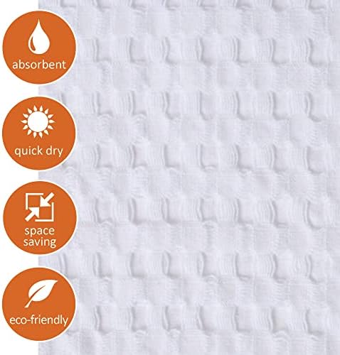 Gildens Tree Waffle Hand Towels Set of 2 White