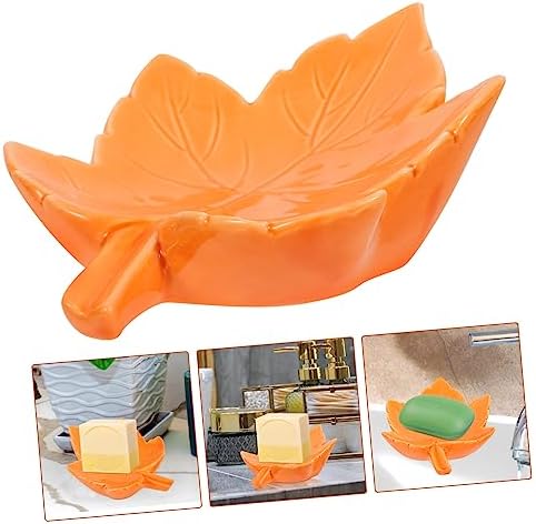 BESTYASH Ceramic Leaf Soap Holder