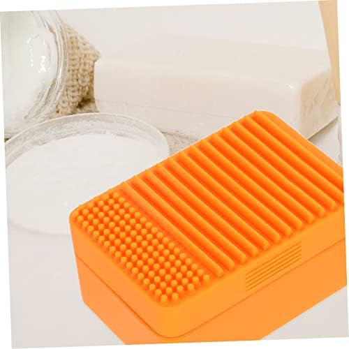 Holibanna Portable Silicone Soap Case Modern Anti-Slip Holder