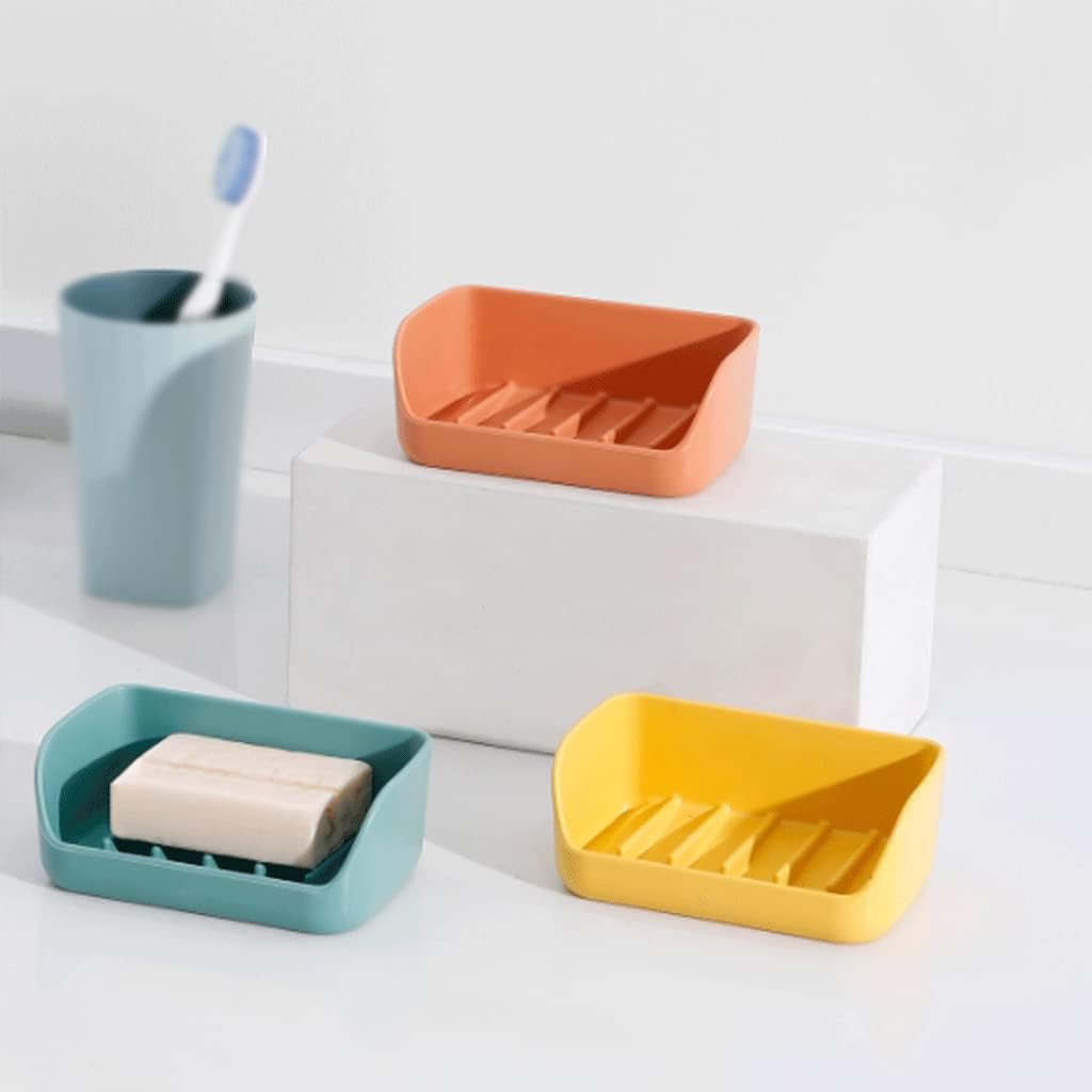 SUREK Dual-Use Soap Dish with Drainage Wall-Mounted Holder
