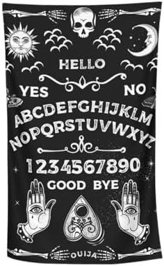Goth Ouija Board Skull Beach Towel Quick Dry