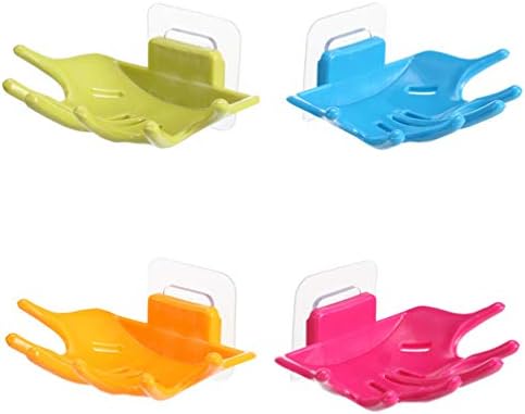 DOITOOL Hand Shaped Soap Case with Drain Punch Design