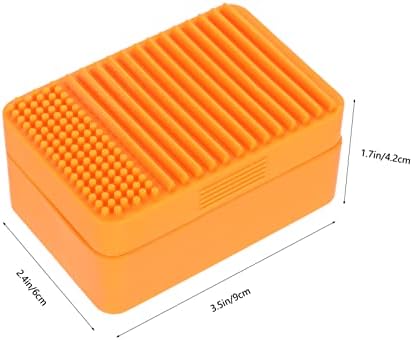 Portable Silicone Soap Dish Holder for Travel and Bathroom