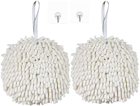 Yaocoral Chenille Hand Towel Set of 2