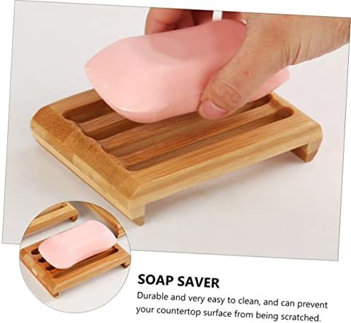 2Pcs Drain Soap Dish Holder for Bathroom Sink and Shower